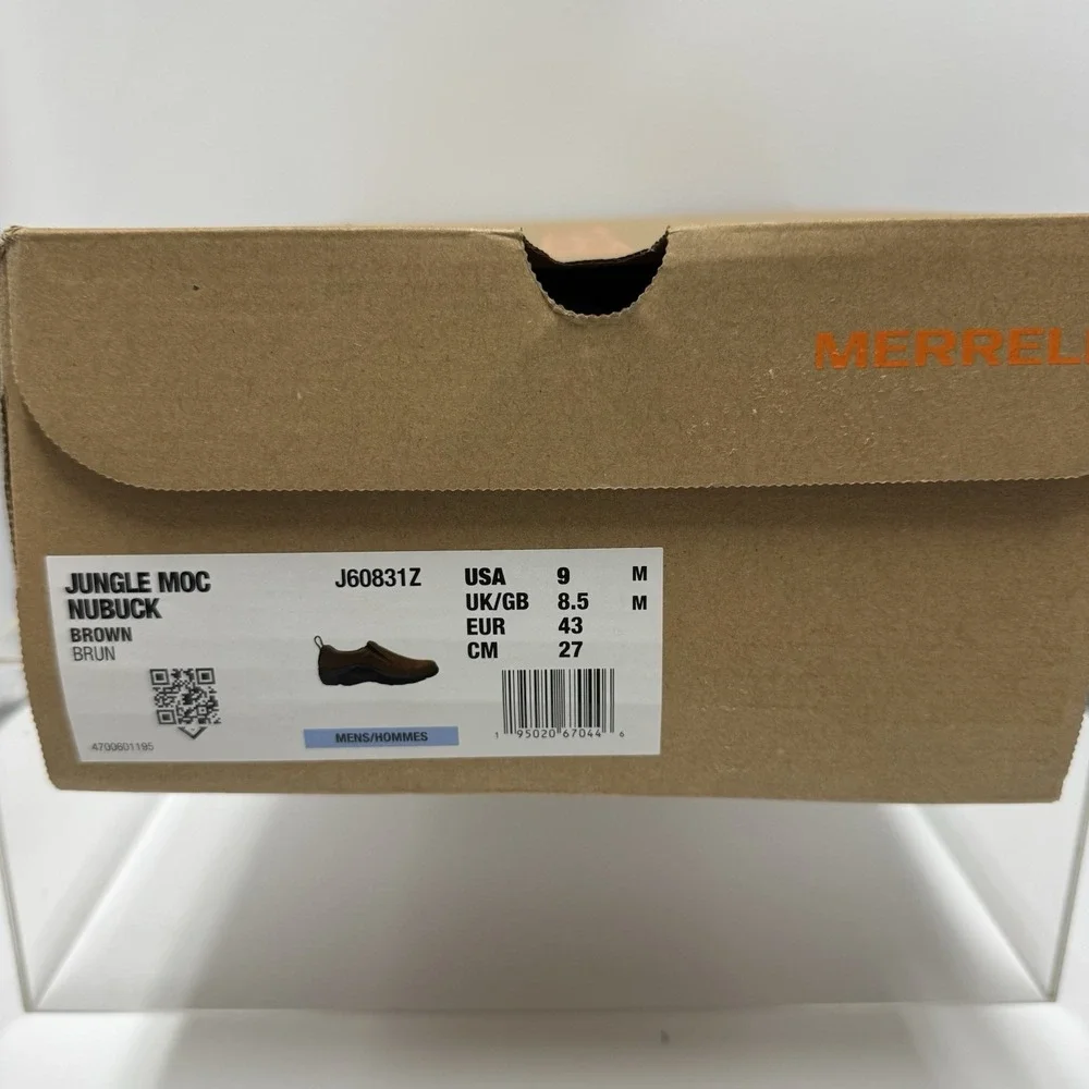 Merrell Nubuck Jungle Moc Brown J60832Z Slip On Shoes Men's Size 9